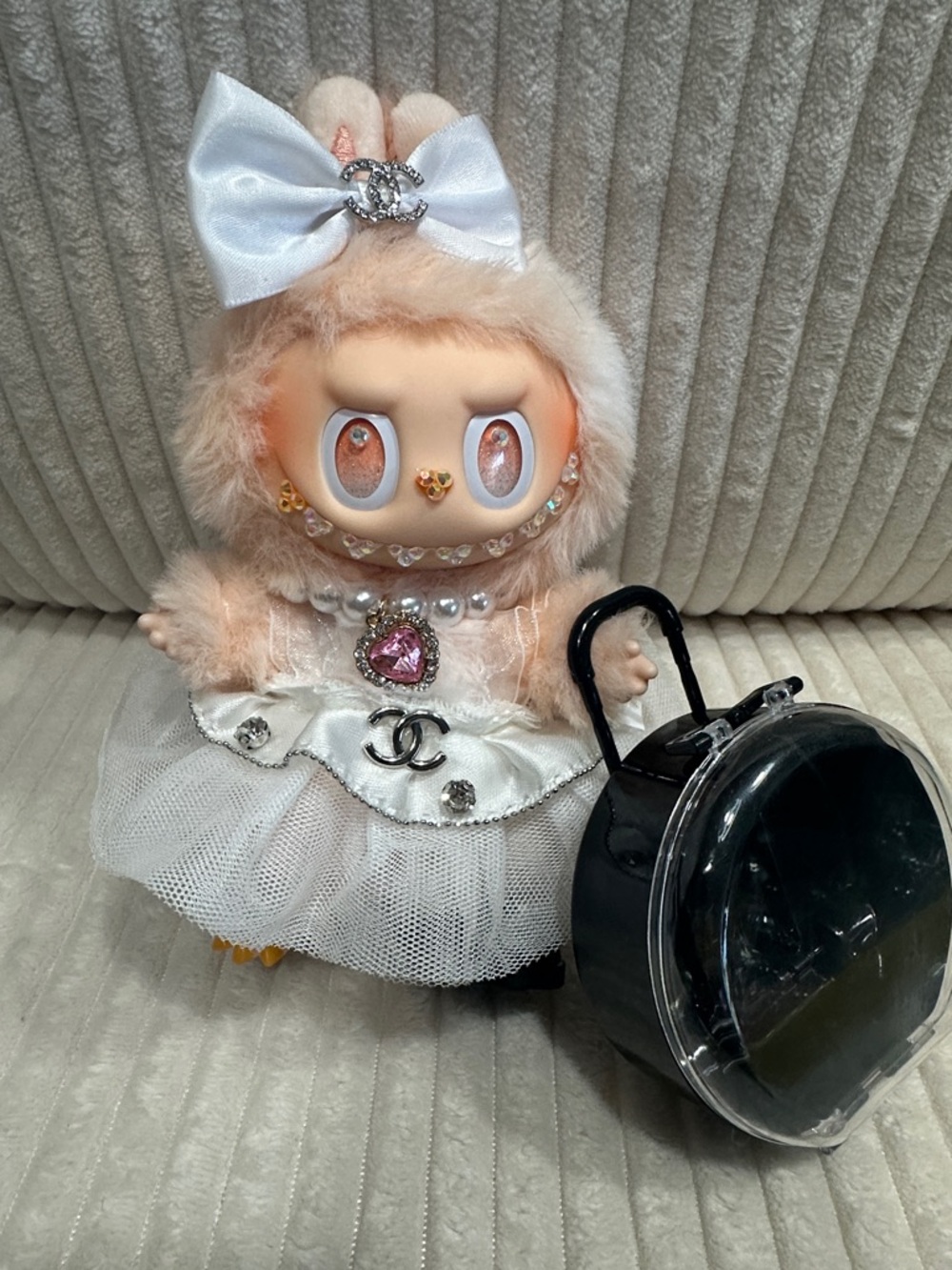 Adorable Labubu outfit! Dress,accessories & suitcase.New.labubu not included.